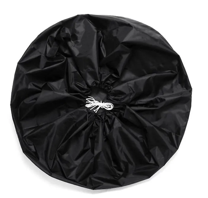 1 pcs L 80*47cm Oxford cloth waterproof car spare tire cover, all black dustproof tire protection cover AZ18243