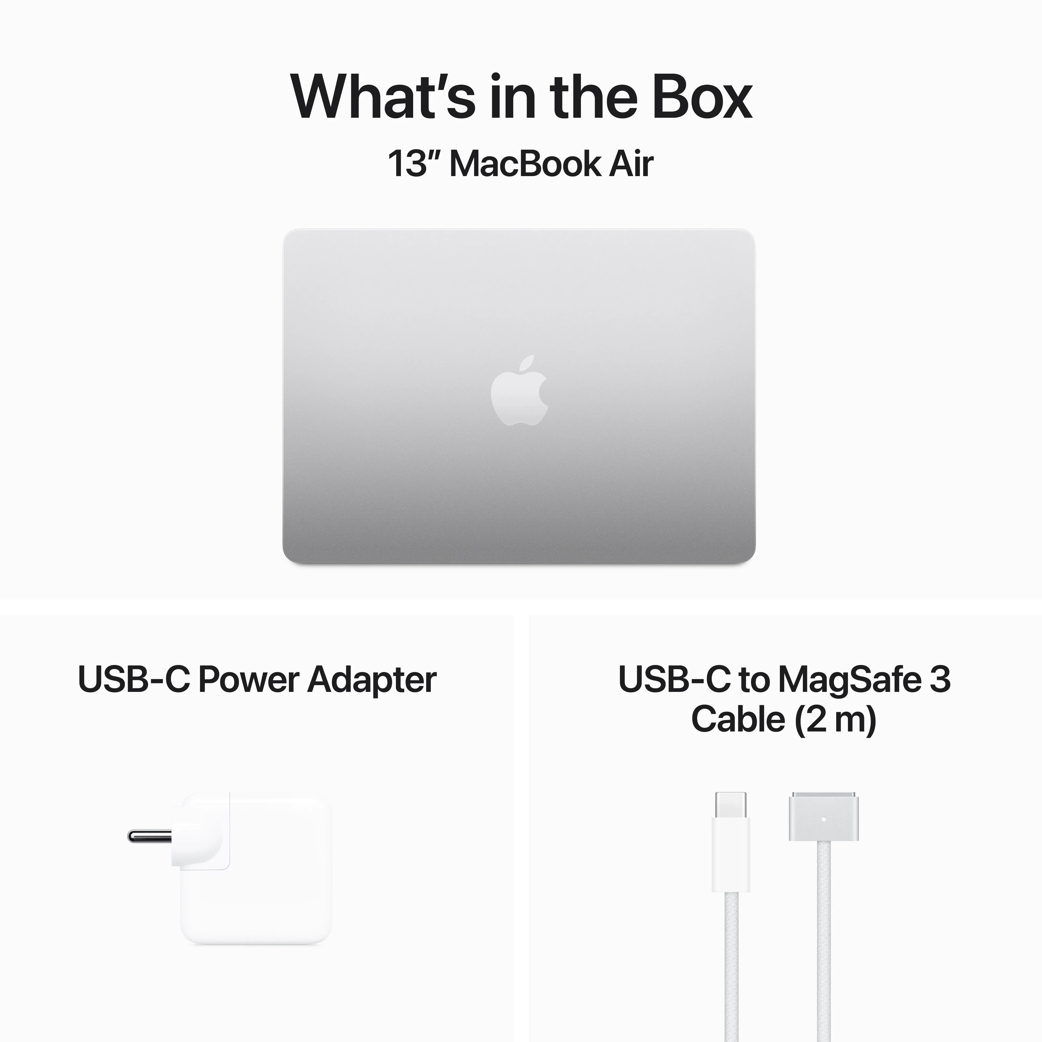 13-inch MacBook Air: Apple M3 chip with 8?core CPU and 10?core GPU, 512GB SSD - Silver