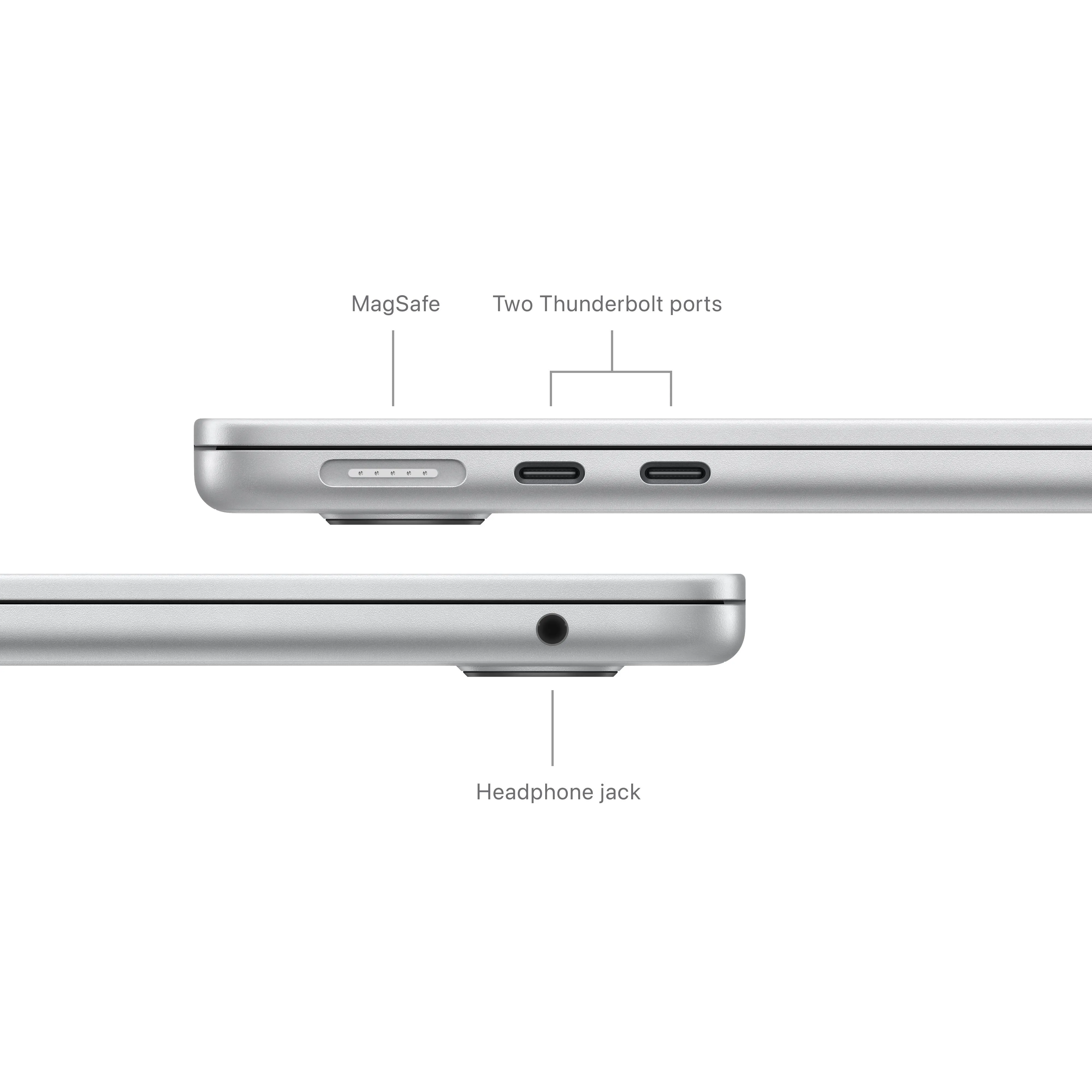 13-inch MacBook Air: Apple M3 chip with 8?core CPU and 10?core GPU, 512GB SSD - Silver