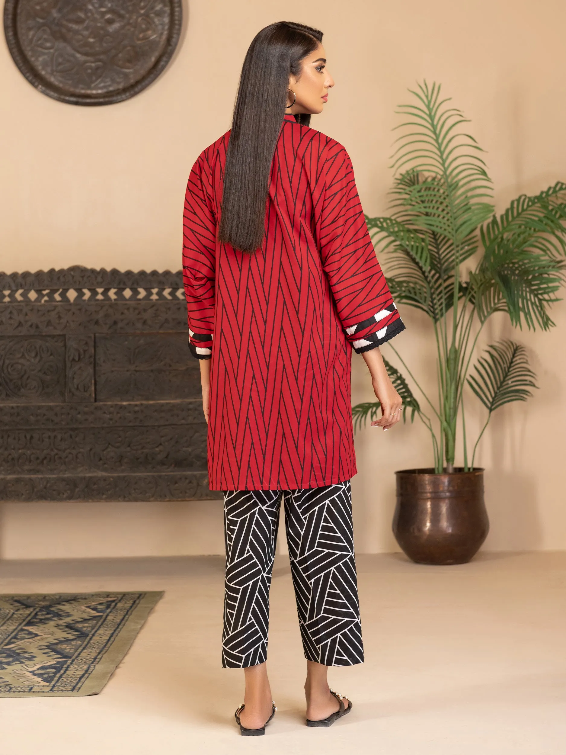 2 Piece Lawn Suit-Printed (Unstitched)