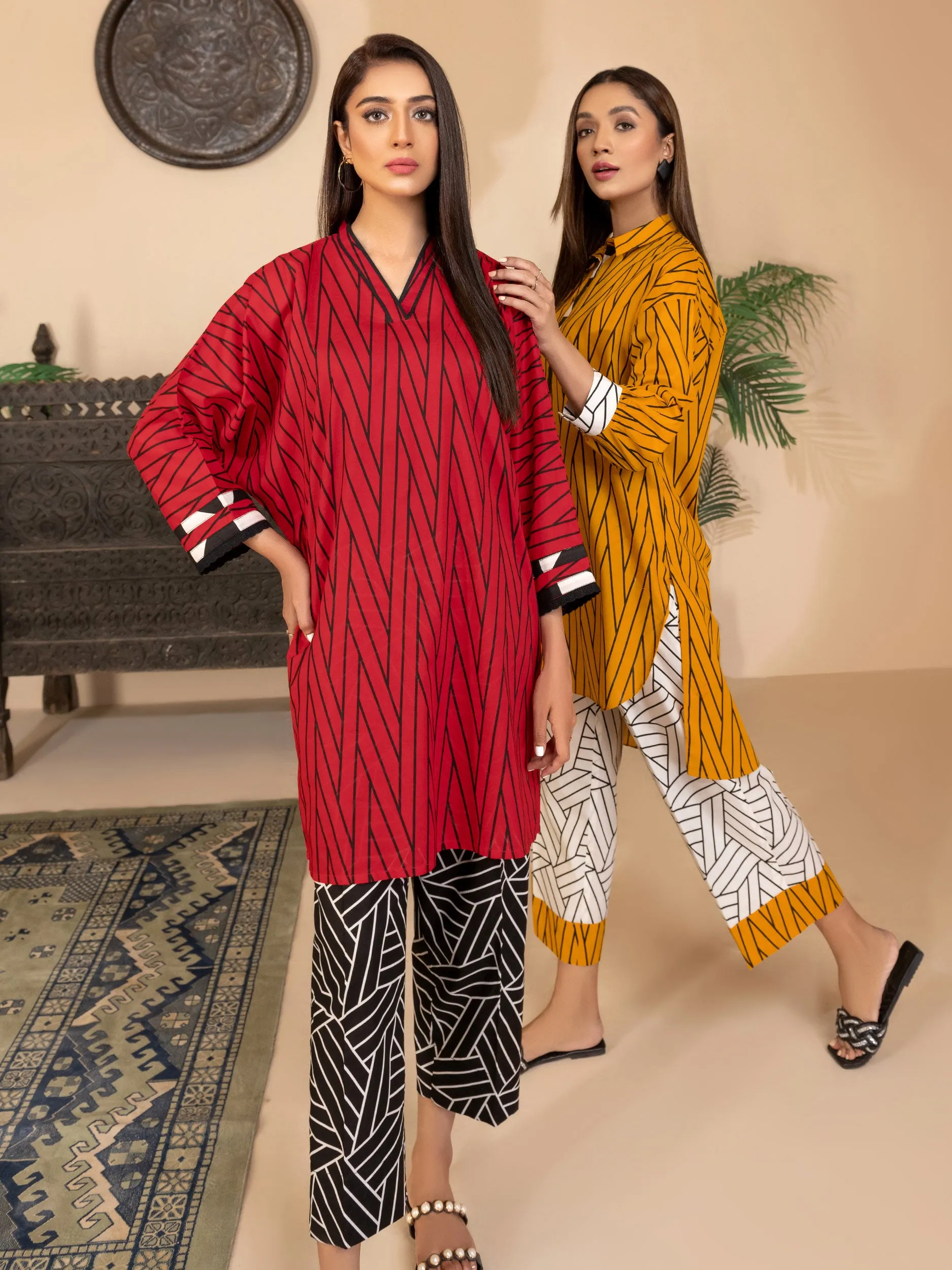 2 Piece Lawn Suit-Printed (Unstitched)