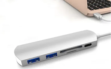 2 Port Portable USB 3.0 Hub