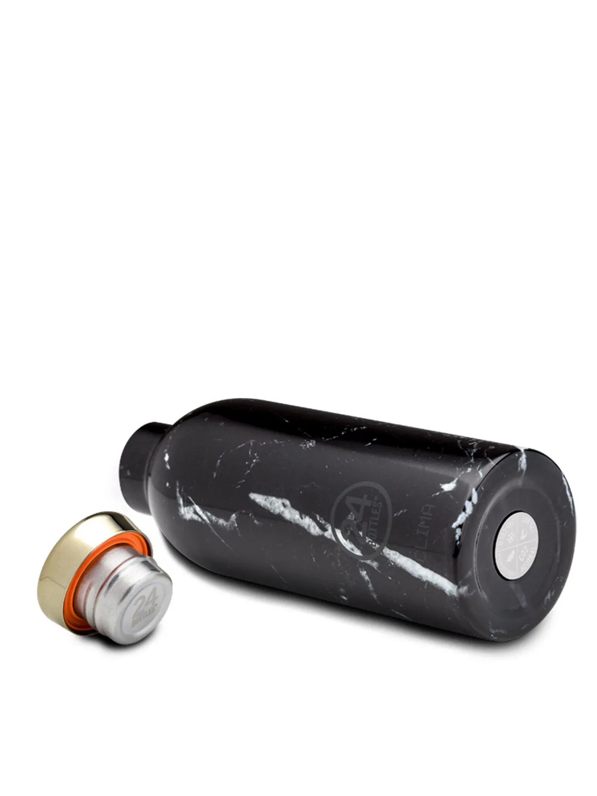 24Bottles Clima Bottle Black Marble 330ml