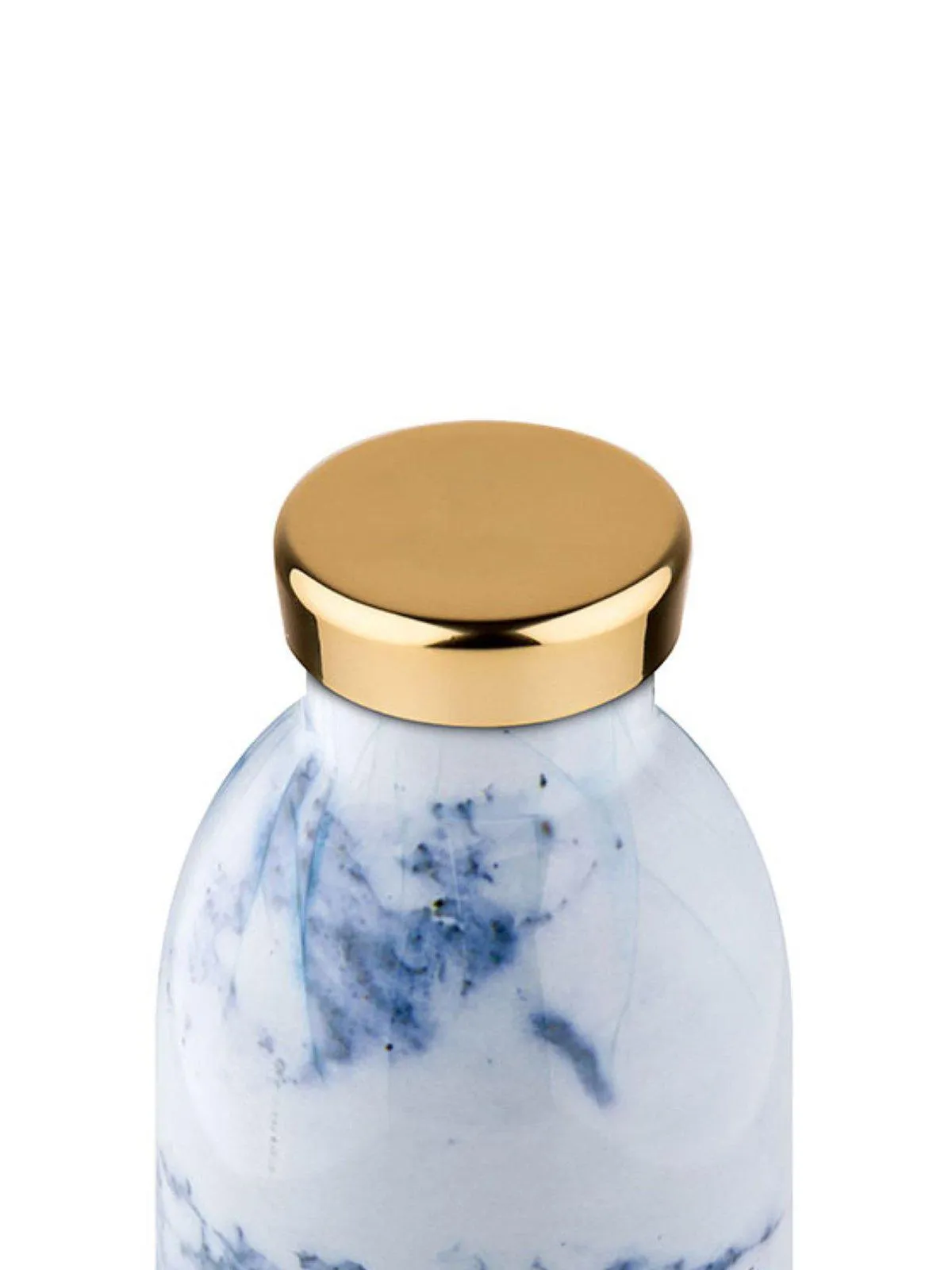 24Bottles Clima Bottle White Marble 500ml
