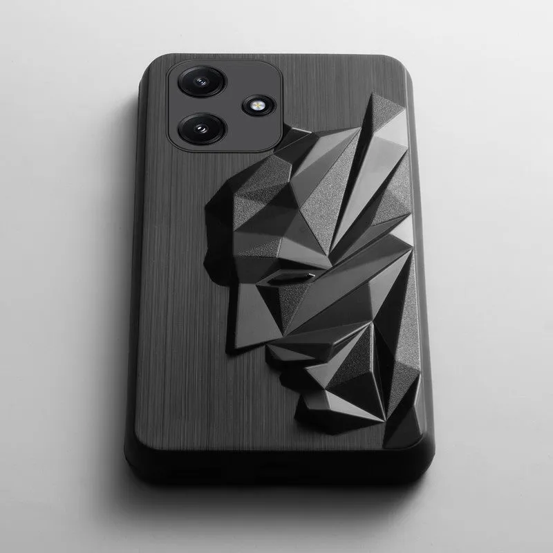 3D Design Soft Silicone Back Cover For Poco M6 Pro 5G