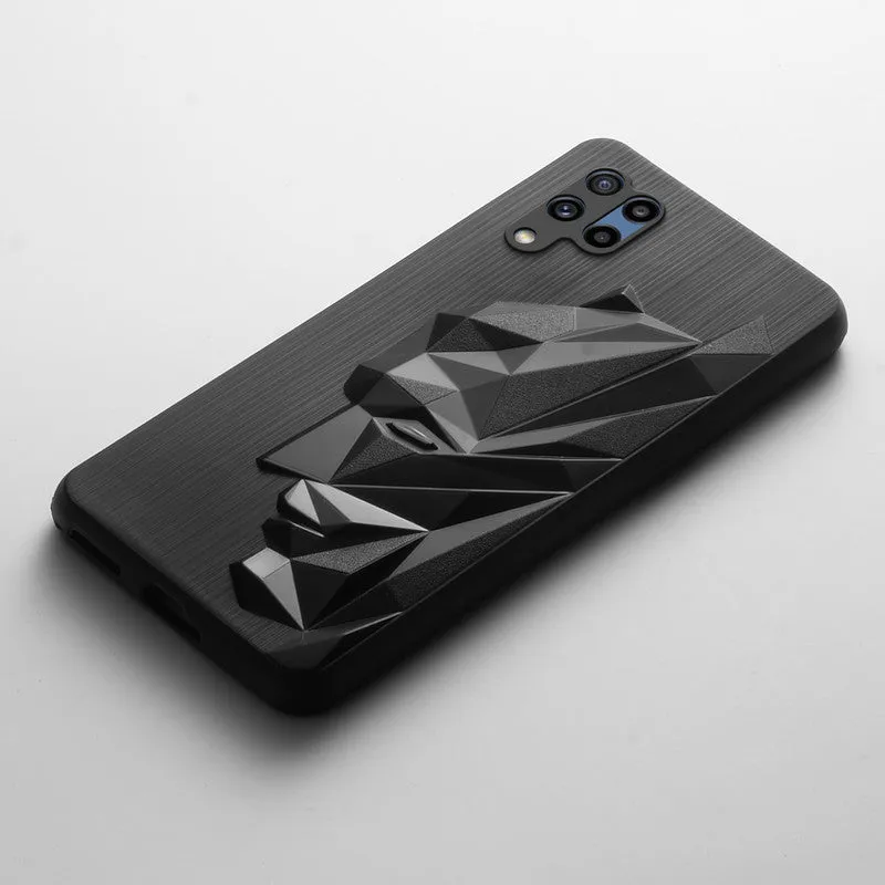 3D Design Soft Silicone Back Cover For Samsung M32 5G