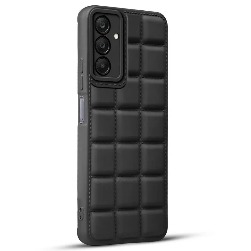 3D Grid Thread Design Silicone Phone Case Cover for Samsung A25 5G