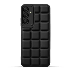3D Grid Thread Design Silicone Phone Case Cover for Samsung A25 5G