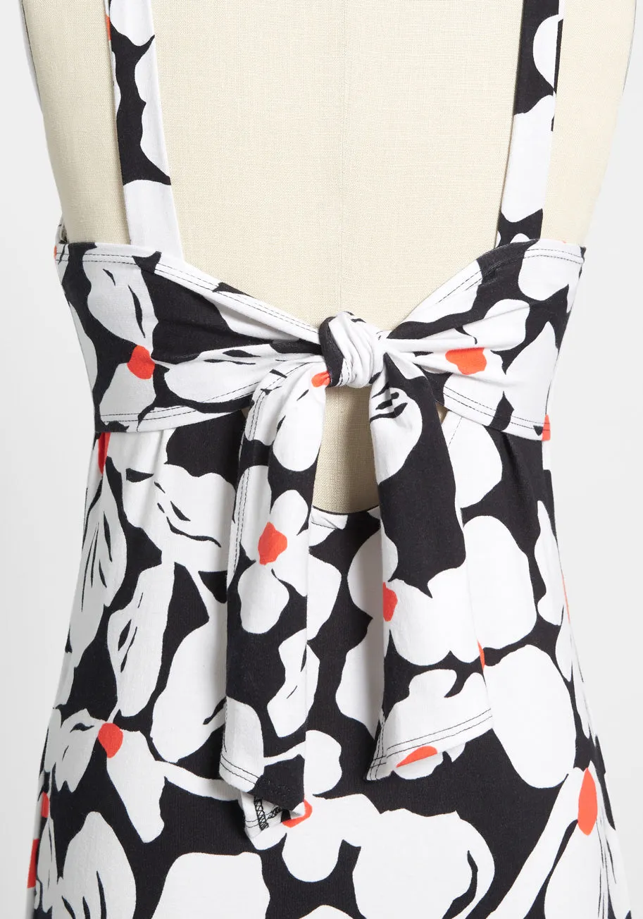 A Back Tie Affair Maxi Dress