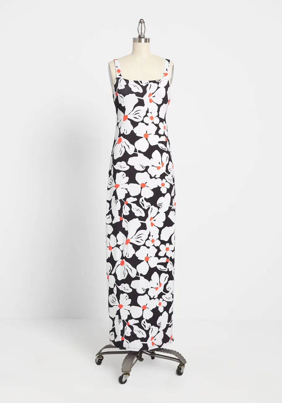 A Back Tie Affair Maxi Dress