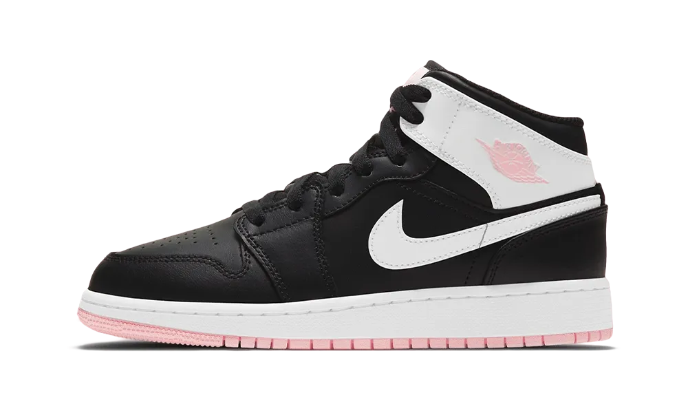 Air Jordan 1 Mid Black Arctic Pink