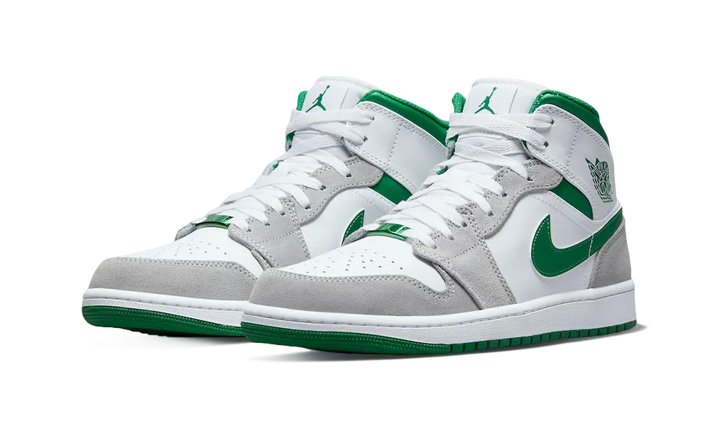 Air Jordan 1 Mid Grey Green