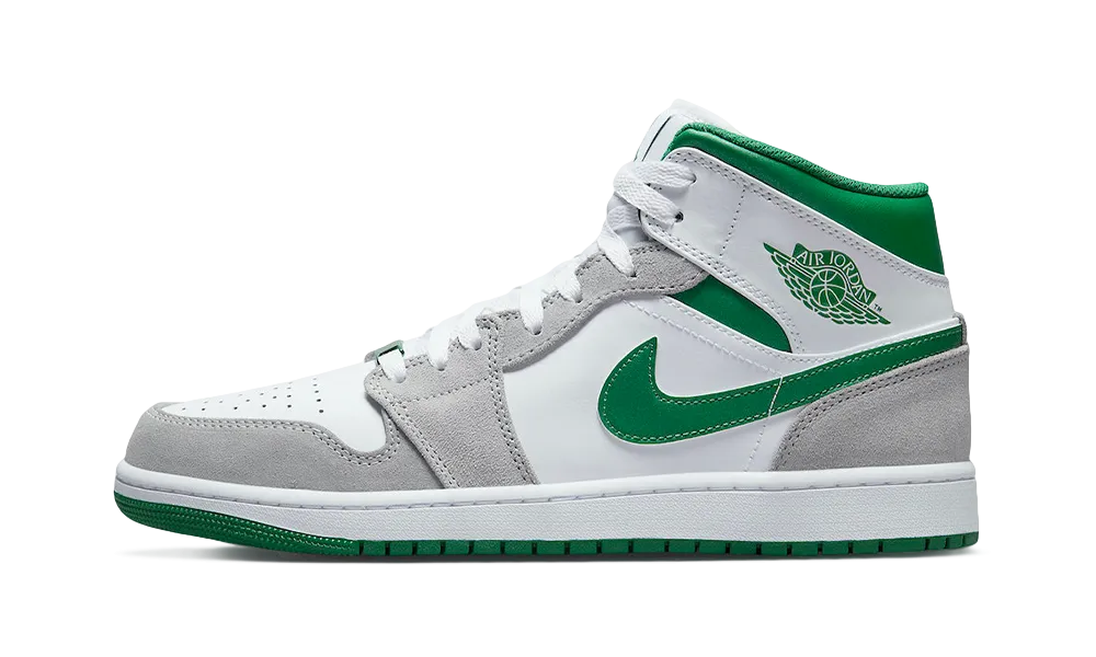 Air Jordan 1 Mid Grey Green