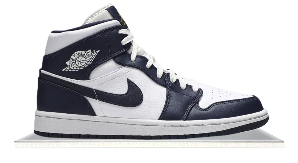 Air Jordan 1 Mid Obsidian
