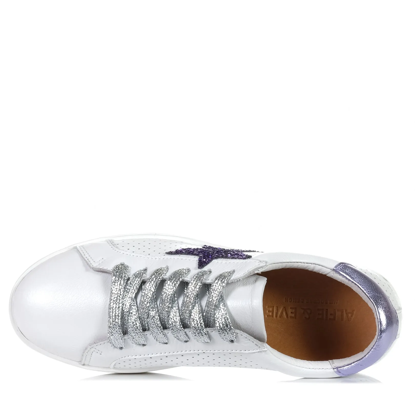 Alfie & Evie Valdo White/Purple