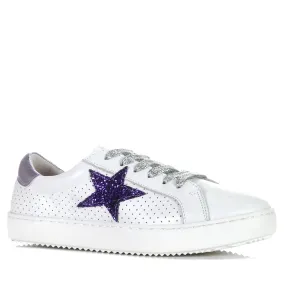 Alfie & Evie Valdo White/Purple