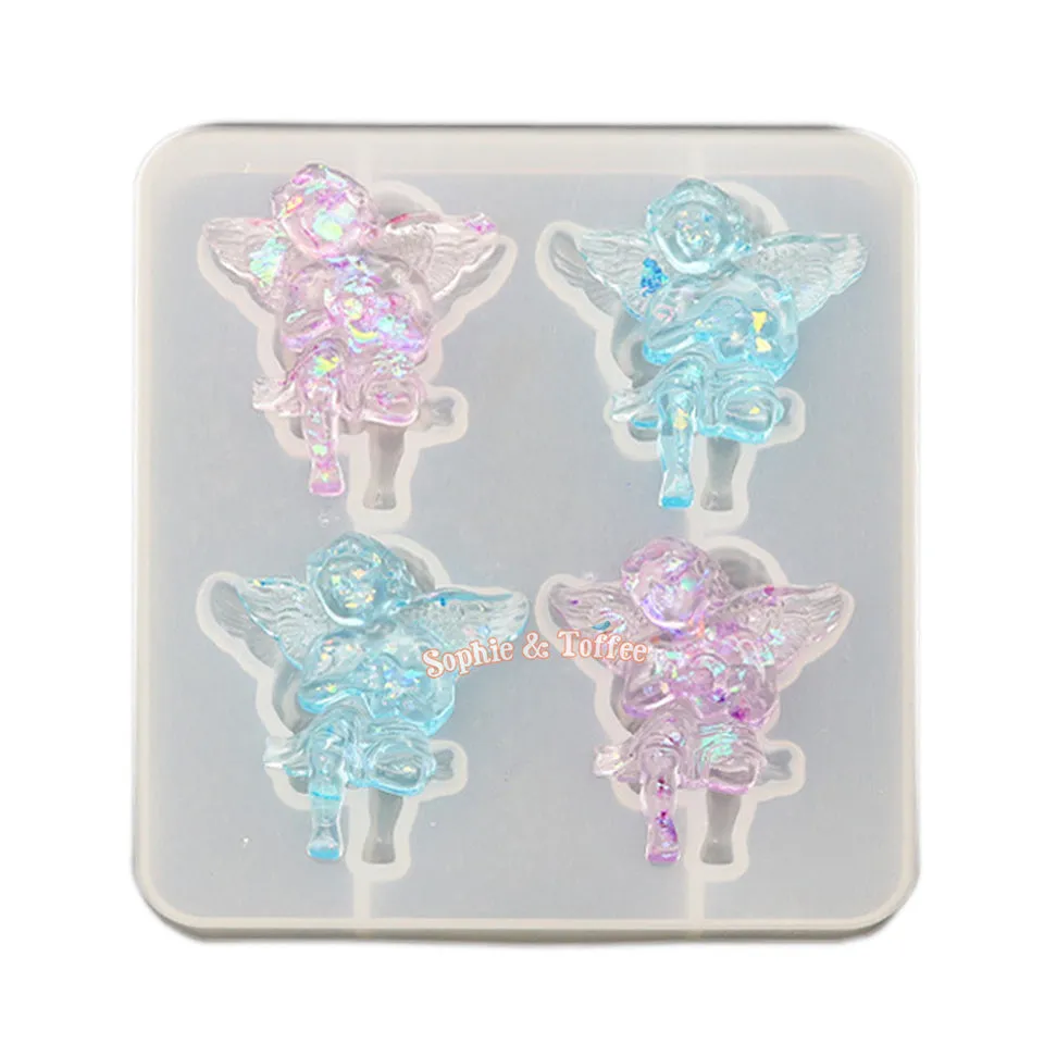 Angel Christmas Clear Silicone Mold