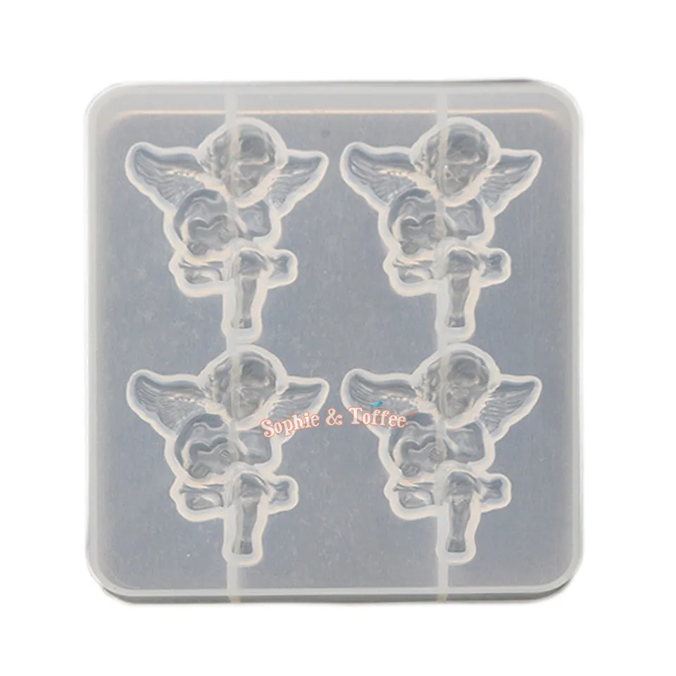 Angel Christmas Clear Silicone Mold