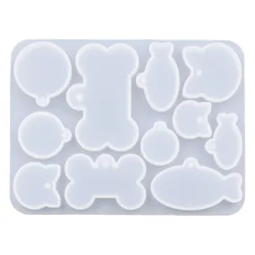 Animal Tags Silicone Mold (11 Cavity)