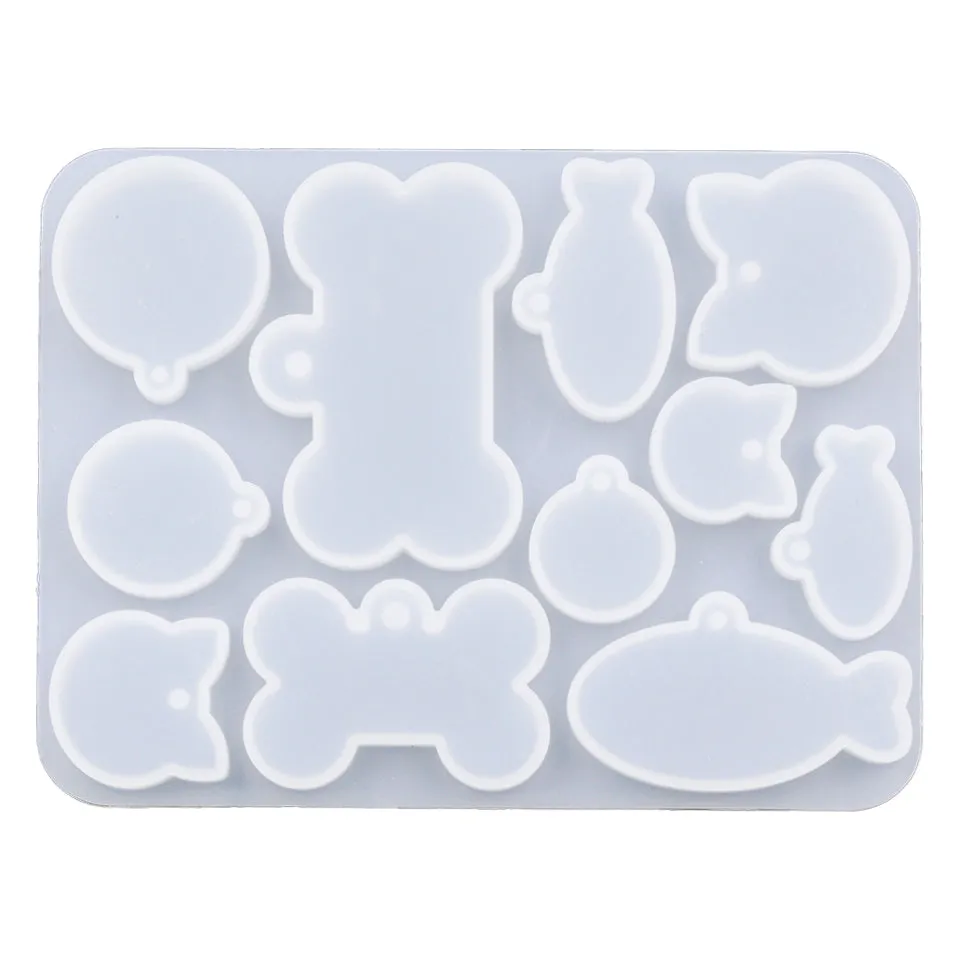 Animal Tags Silicone Mold (11 Cavity)
