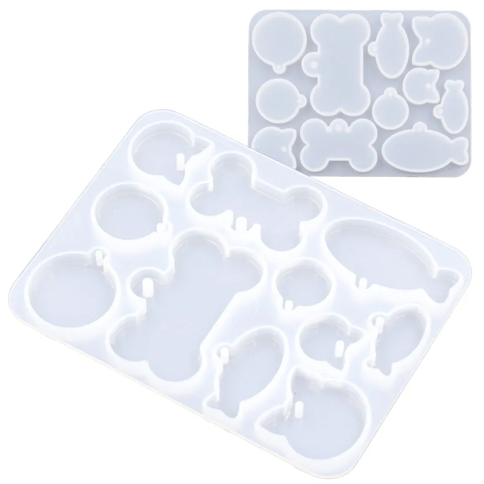 Animal Tags Silicone Mold (11 Cavity)