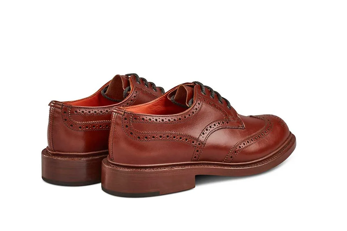 Anne Brogue Country Shoe - Marron Antique