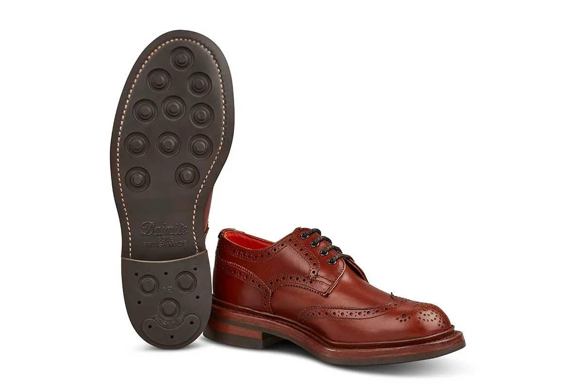 Anne Brogue Country Shoe - Marron Antique
