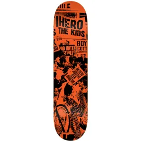 Anti-Hero Protest PP Medium Skateboard Deck - Orange - 8.06in x 32.0in