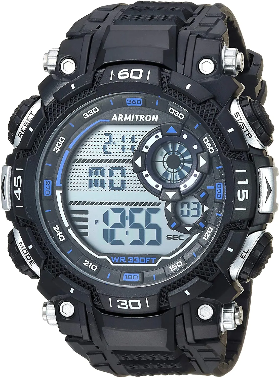 Armi-tron Sport Men's Digital Chronograph Resin Strap Watch