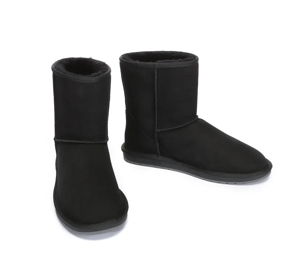 AUSTRALIAN SHEPHERD® UGG Boots Men Double Faced Sheepskin Wool Large Size Short Classic