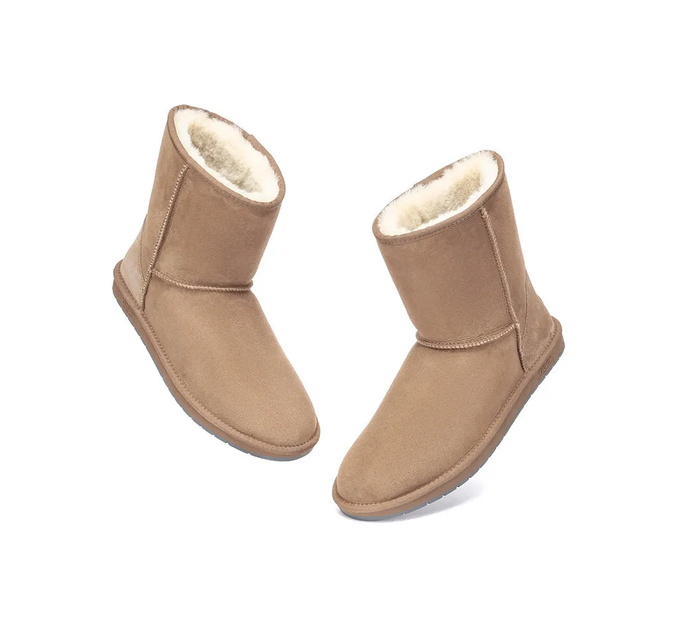 AUSTRALIAN SHEPHERD® UGG Boots Men Double Faced Sheepskin Wool Large Size Short Classic