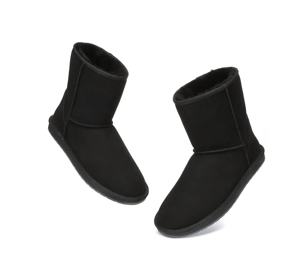 AUSTRALIAN SHEPHERD® UGG Boots Men Double Faced Sheepskin Wool Large Size Short Classic