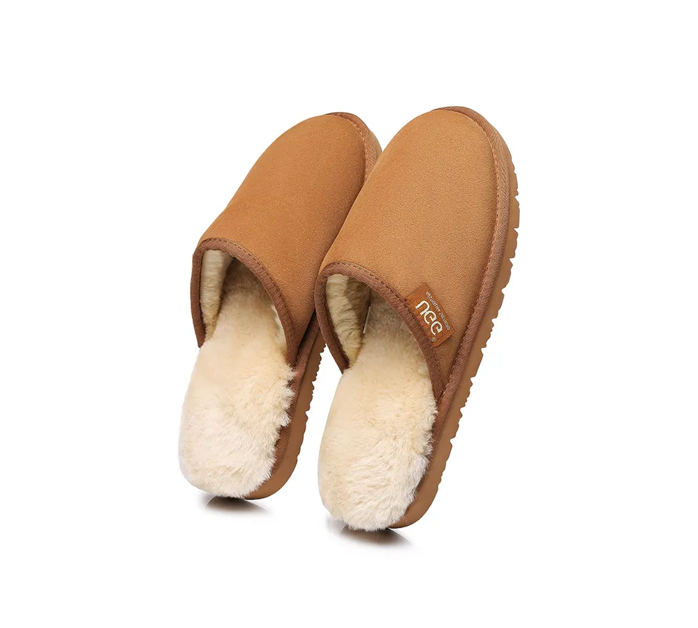 AUSTRALIAN SHEPHERD® UGG Men Sheepskin Wool Scuffs