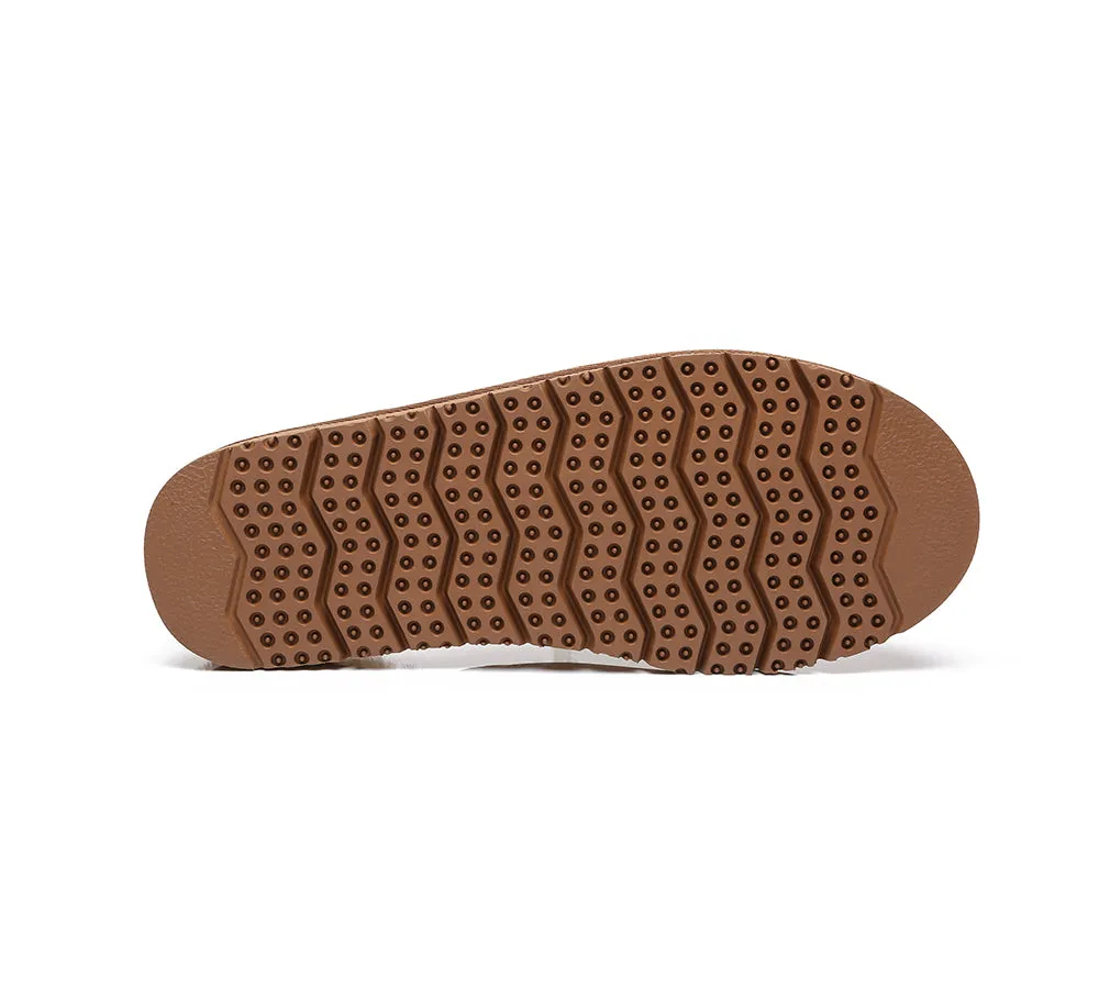 AUSTRALIAN SHEPHERD® UGG Men Sheepskin Wool Scuffs