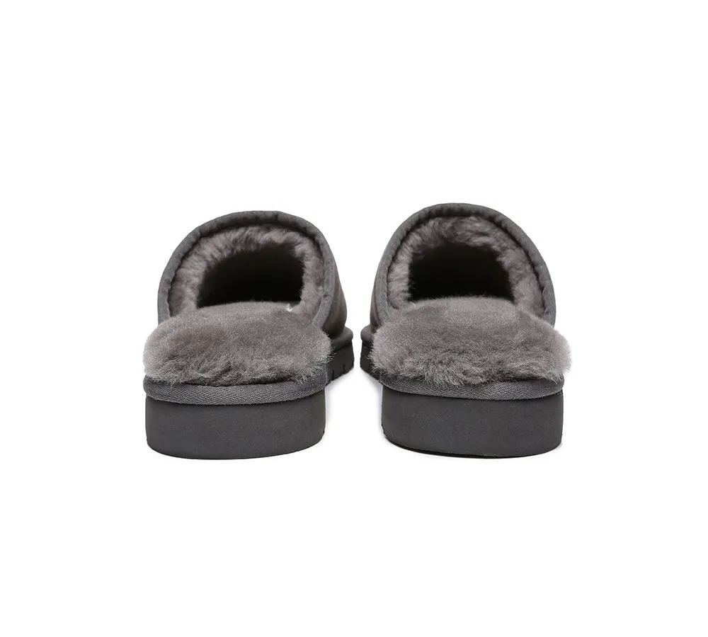 AUSTRALIAN SHEPHERD® UGG Men Sheepskin Wool Scuffs