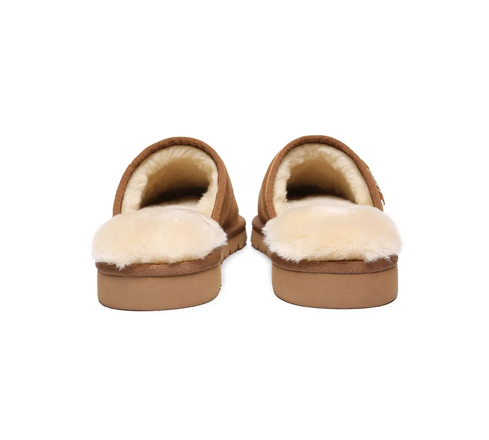 AUSTRALIAN SHEPHERD® UGG Men Sheepskin Wool Scuffs