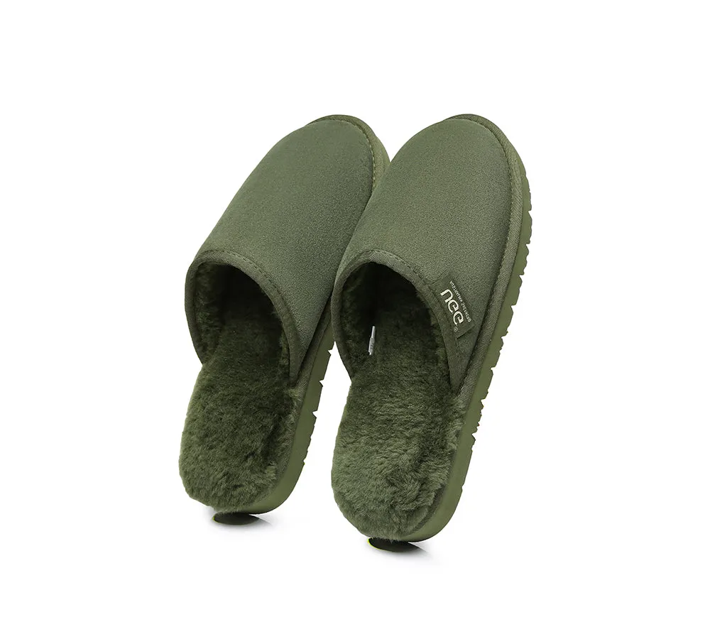 AUSTRALIAN SHEPHERD® UGG Men Sheepskin Wool Scuffs