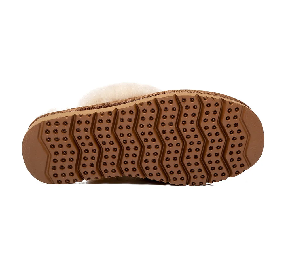 AUSTRALIAN SHEPHERD® UGG Women Sheepskin Wool Slippers Linden