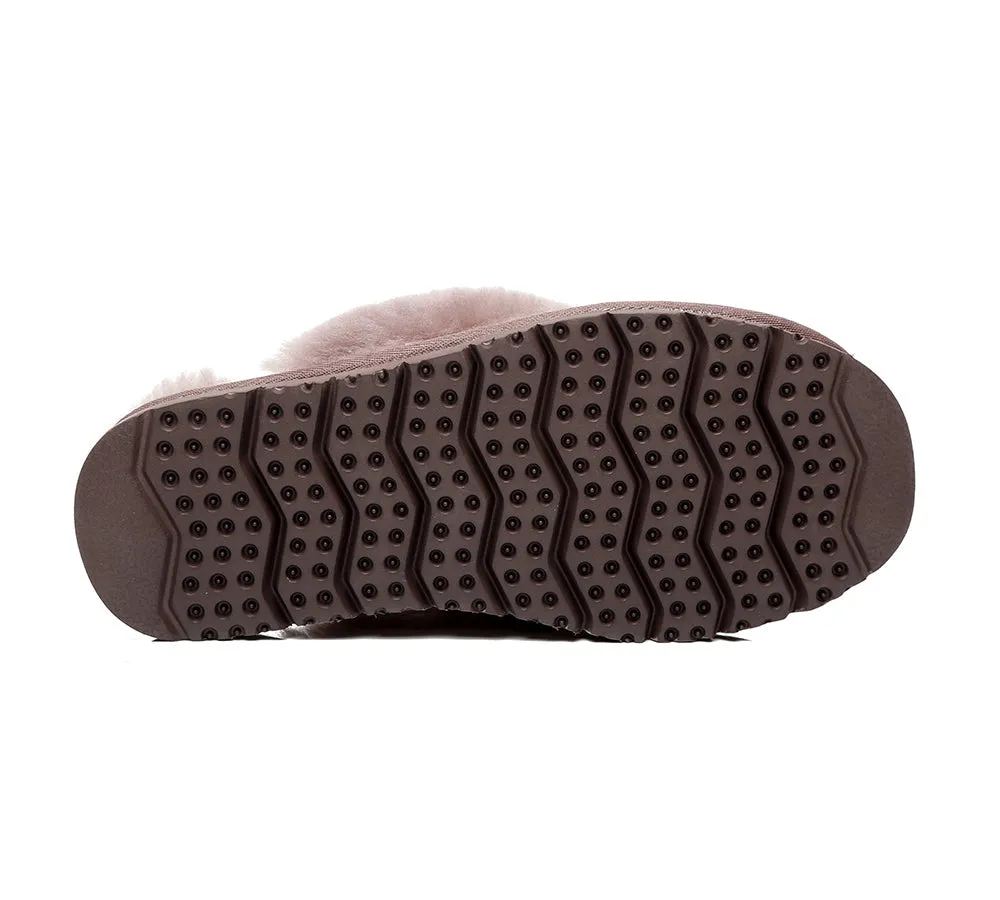 AUSTRALIAN SHEPHERD® UGG Women Sheepskin Wool Slippers Linden