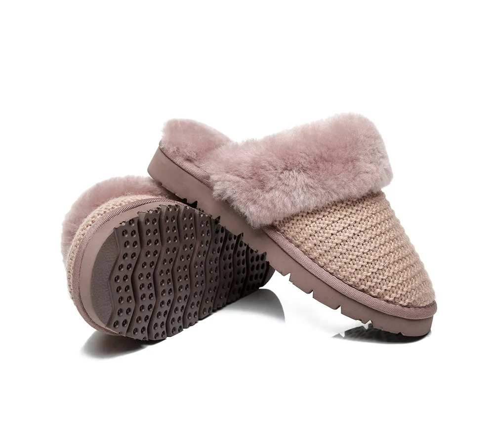 AUSTRALIAN SHEPHERD® UGG Women Sheepskin Wool Slippers Linden