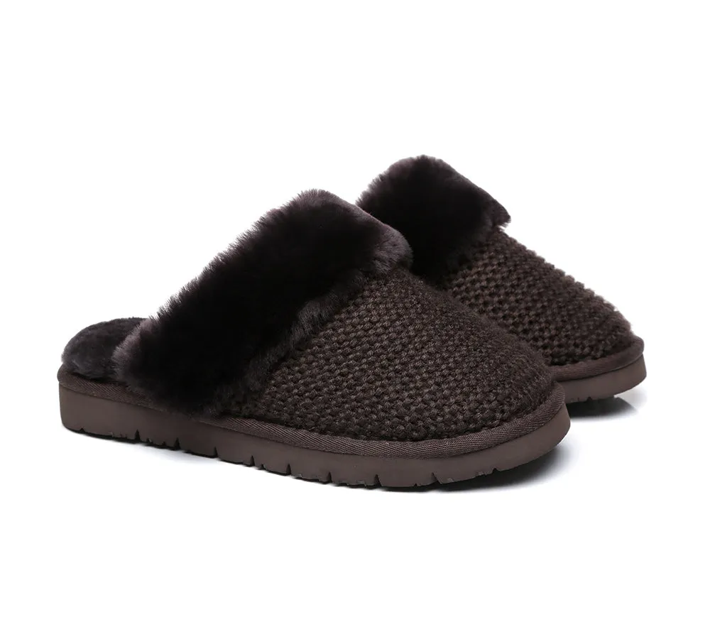 AUSTRALIAN SHEPHERD® UGG Women Sheepskin Wool Slippers Linden