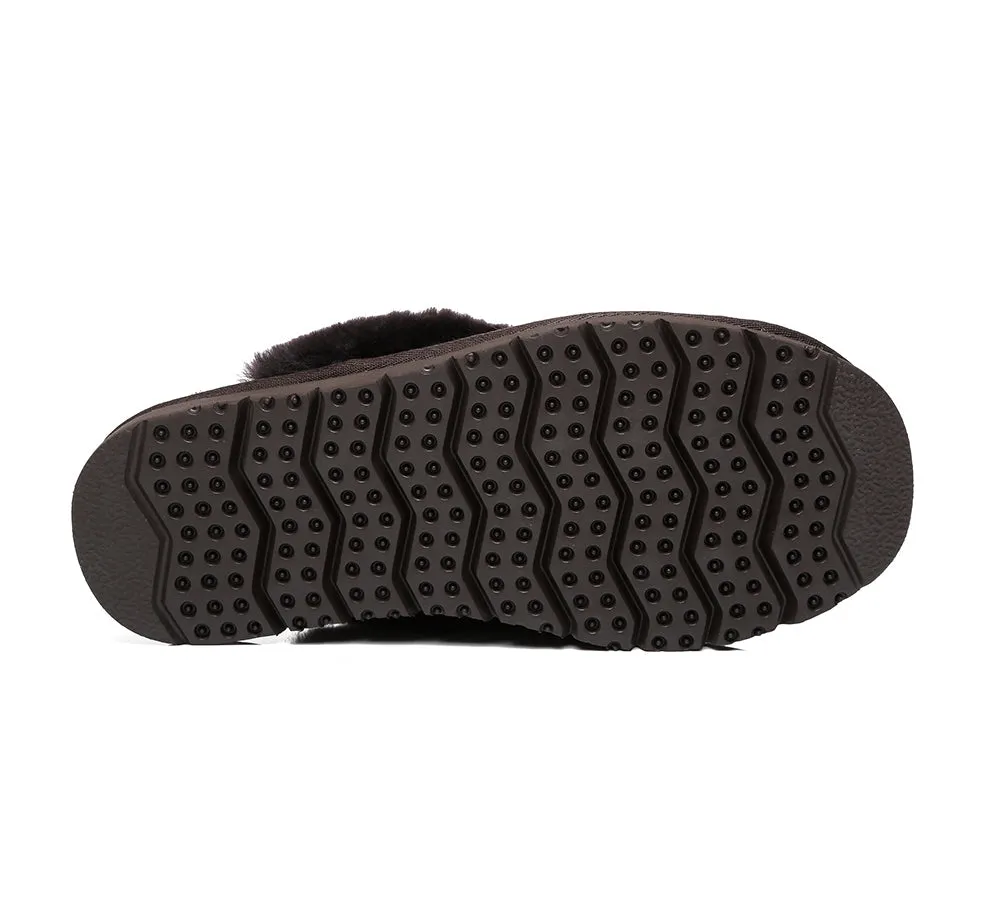 AUSTRALIAN SHEPHERD® UGG Women Sheepskin Wool Slippers Linden
