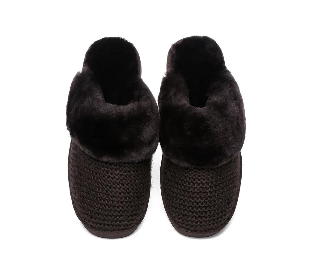 AUSTRALIAN SHEPHERD® UGG Women Sheepskin Wool Slippers Linden