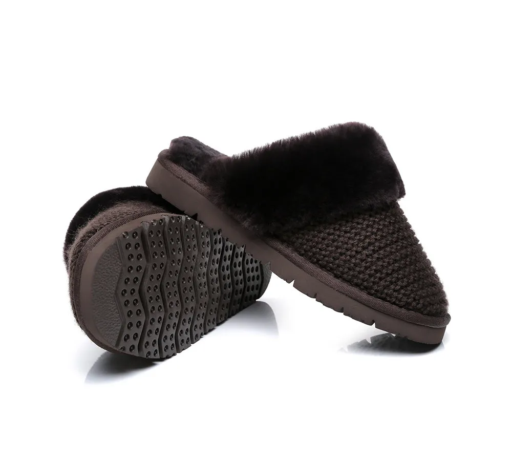 AUSTRALIAN SHEPHERD® UGG Women Sheepskin Wool Slippers Linden