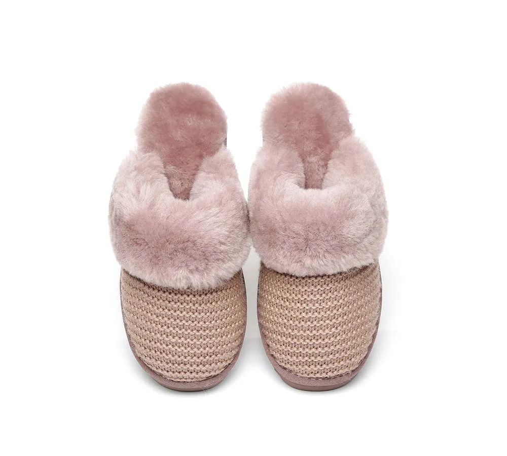 AUSTRALIAN SHEPHERD® UGG Women Sheepskin Wool Slippers Linden