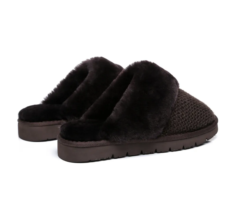 AUSTRALIAN SHEPHERD® UGG Women Sheepskin Wool Slippers Linden