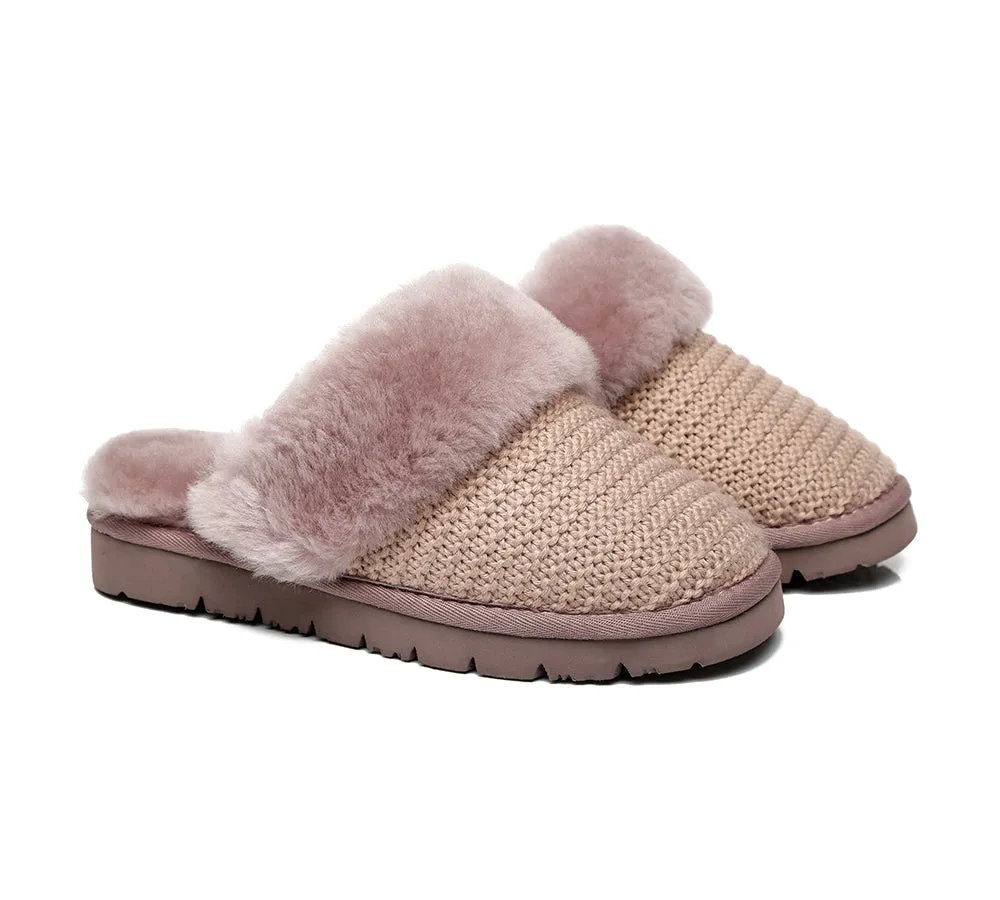 AUSTRALIAN SHEPHERD® UGG Women Sheepskin Wool Slippers Linden