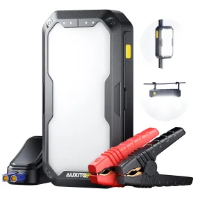 AUXITO 2500A 3500A Portable Jump Starter | 5.6 Inch Large LED Panel Light | 2024 Global Launch