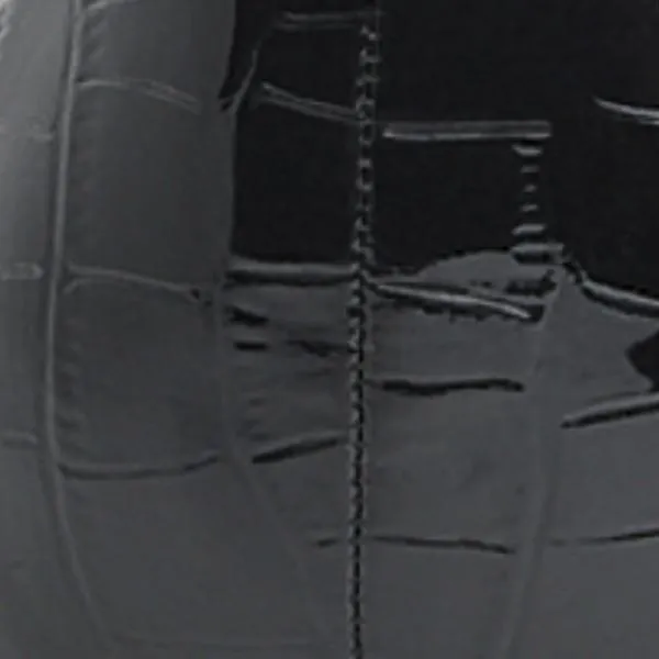 Bailey Wide Width Patent Leather Croc Flats