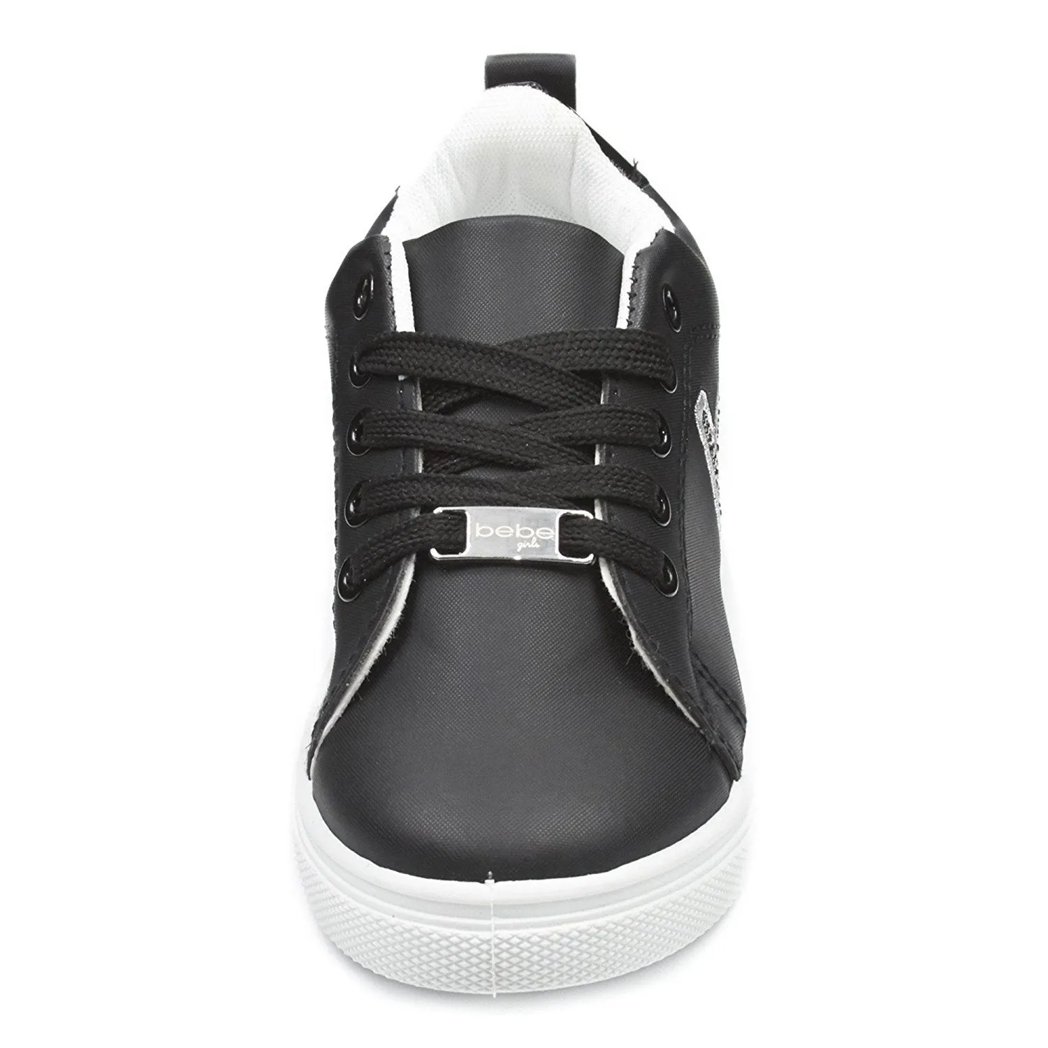 bebe Kids Girls Low Top Lace Up Sneakers With Studs (See More Colors and Sizes)